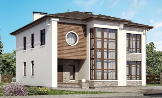 300-005-П Проект двухэтажного дома, уютный коттедж из кирпича Краснокаменск | Проекты домов от House Expert