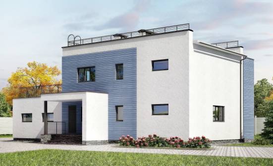 180-012-Л Проект двухэтажного дома и гаражом, средний дом из кирпича Чита | Проекты домов от House Expert