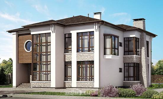 300-005-П Проект двухэтажного дома, уютный коттедж из кирпича Краснокаменск | Проекты домов от House Expert