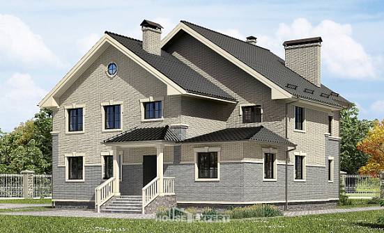 300-004-П Проект двухэтажного дома, уютный домик из теплоблока Могоча | Проекты домов от House Expert