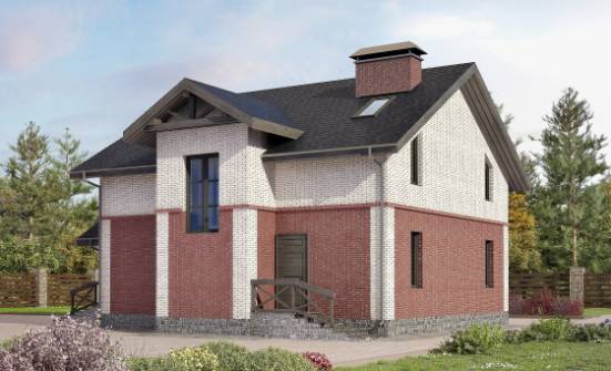 160-014-Л Проект двухэтажного дома, простой дом из арболита Чита | Проекты домов от House Expert