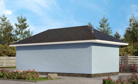 040-001-Л Проект гаража из пеноблока Чита | Проекты одноэтажных домов от House Expert