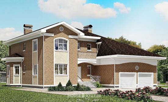 335-002-П Проект двухэтажного дома, гараж, большой дом из кирпича Чита | Проекты домов от House Expert