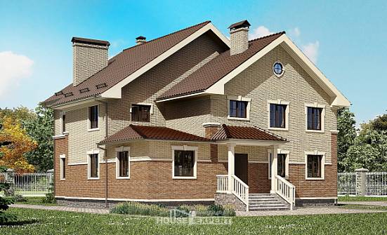 300-004-Л Проект двухэтажного дома, просторный дом из арболита Чита | Проекты домов от House Expert