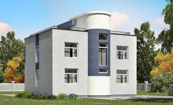 180-005-П Проект двухэтажного дома, просторный дом из пеноблока Краснокаменск | Проекты домов от House Expert