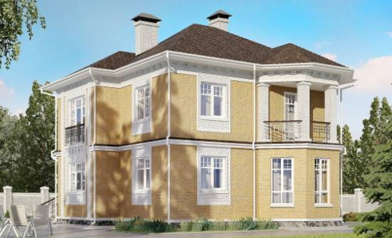 160-001-Л Проект двухэтажного дома, недорогой домик из арболита Могоча | Проекты домов от House Expert