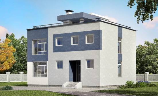 180-005-П Проект двухэтажного дома, просторный дом из пеноблока Краснокаменск | Проекты домов от House Expert
