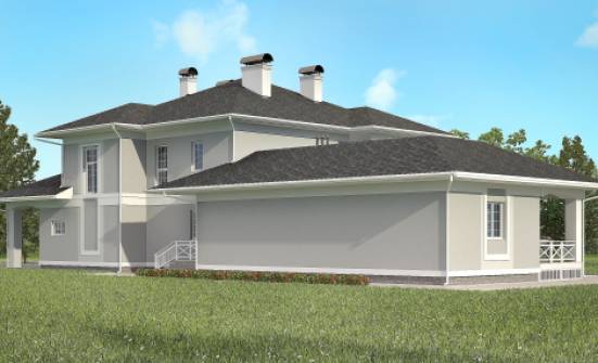 360-001-П Проект двухэтажного дома и гаражом, большой дом из кирпича Чита | Проекты домов от House Expert