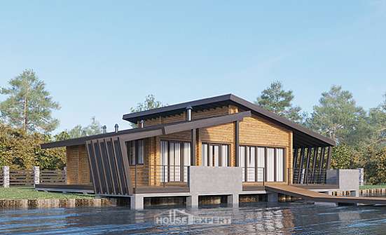 100-007-П Проект бани из дерева Чита | Проекты домов от House Expert