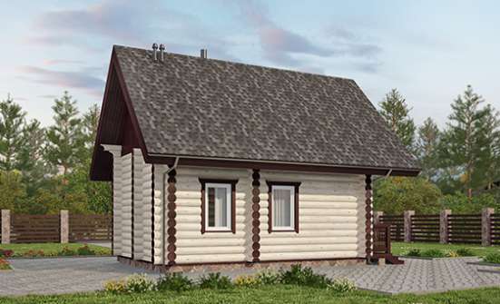 035-001-Л Проект бани из дерева Краснокаменск | Проекты одноэтажных домов от House Expert