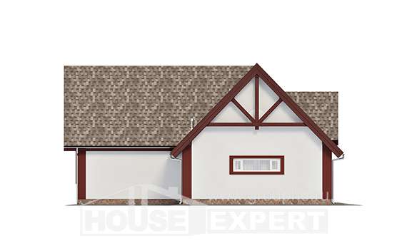 145-002-Л Проект гаража из теплоблока Чита, House Expert