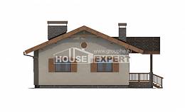 090-002-Л Проект одноэтажного дома, доступный загородный дом из кирпича Чита, House Expert