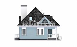 110-001-Л Проект двухэтажного дома мансардой, красивый домик из керамзитобетонных блоков Чита, House Expert