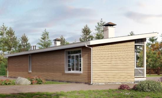 110-004-Л Проект бани из кирпича Могоча | Проекты домов от House Expert
