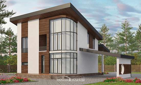 230-001-П Проект двухэтажного дома мансардой, средний домик из кирпича, Краснокаменск