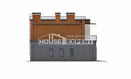 260-002-Л Проект двухэтажного дома, гараж, большой дом из поризованных блоков, Чита
