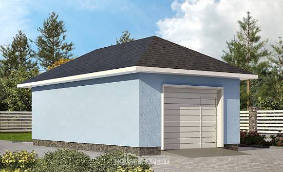 040-001-Л Проект гаража из пеноблока Чита | Проекты домов от House Expert