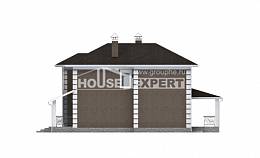 185-002-П Проект двухэтажного дома, красивый загородный дом из твинблока Чита, House Expert