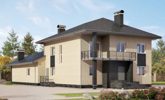 305-003-Л Проект двухэтажного дома, классический дом из бризолита Чита | Проекты домов от House Expert