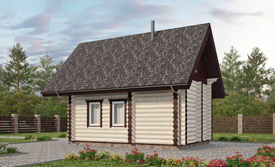 035-001-Л Проект бани из дерева Краснокаменск | Проекты домов от House Expert