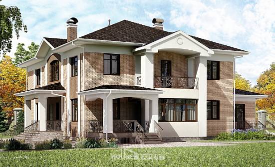 520-001-П Проект трехэтажного дома, огромный домик из бризолита Чита | Проекты домов от House Expert