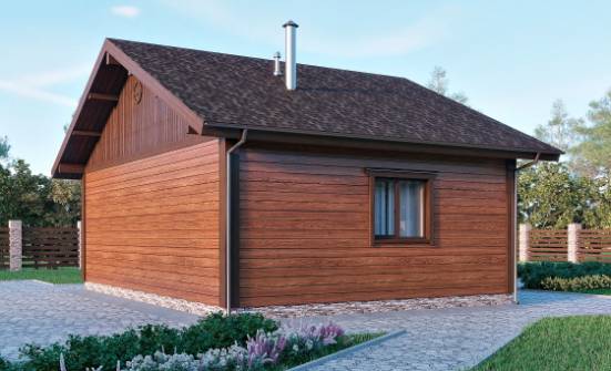 065-001-П Проект бани из твинблока Могоча | Проекты одноэтажных домов от House Expert